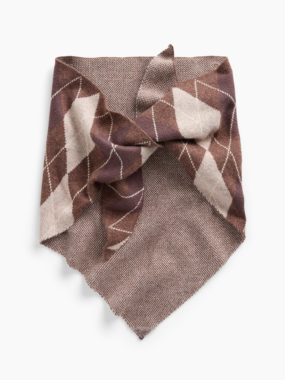 Image number 1 showing, Argyle Triangle Scarf