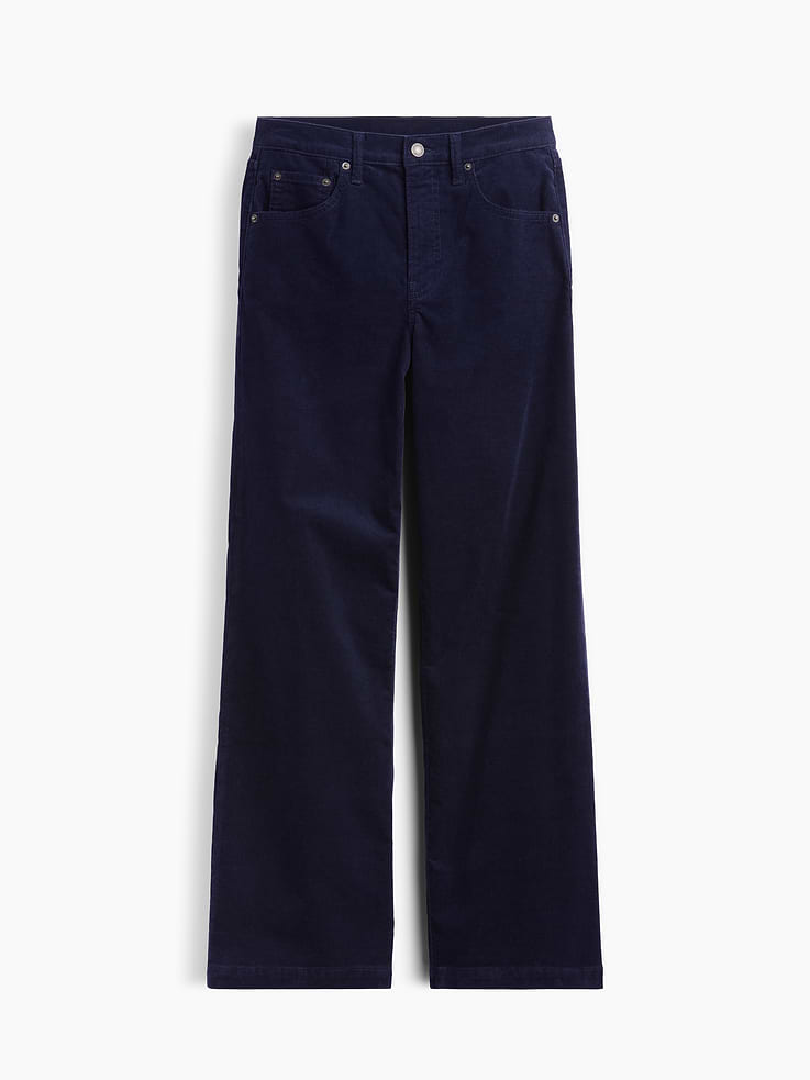 Image number 6 showing, High Rise Corduroy Stride Wide-Leg Pants