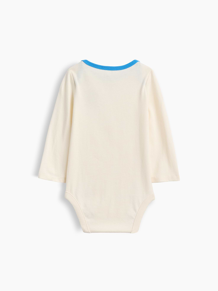 Image number 2 showing, Baby Sesame Street Organic Cotton Pocket Bodysuit