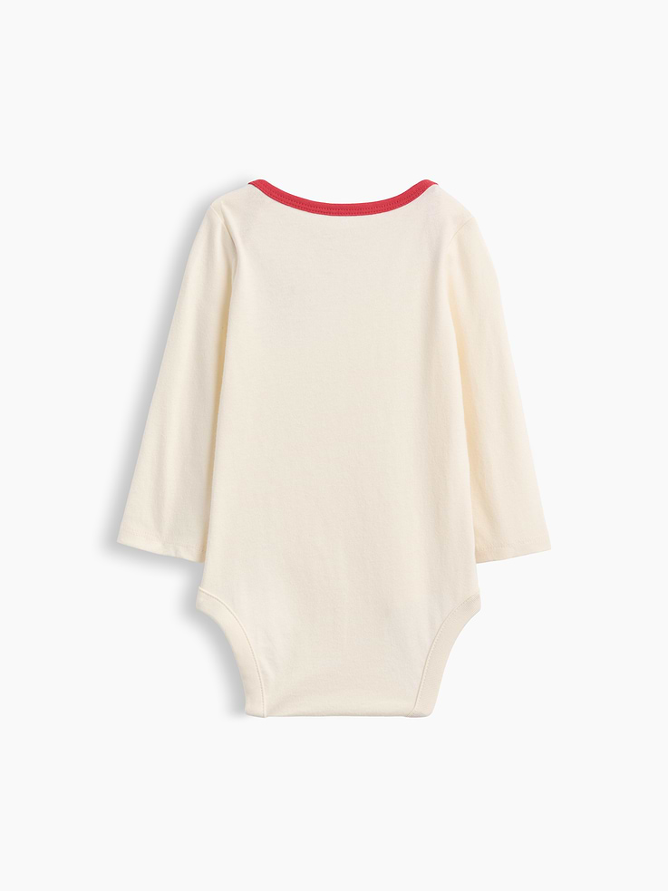 Image number 2 showing, Baby Sesame Street Organic Cotton Pocket Bodysuit
