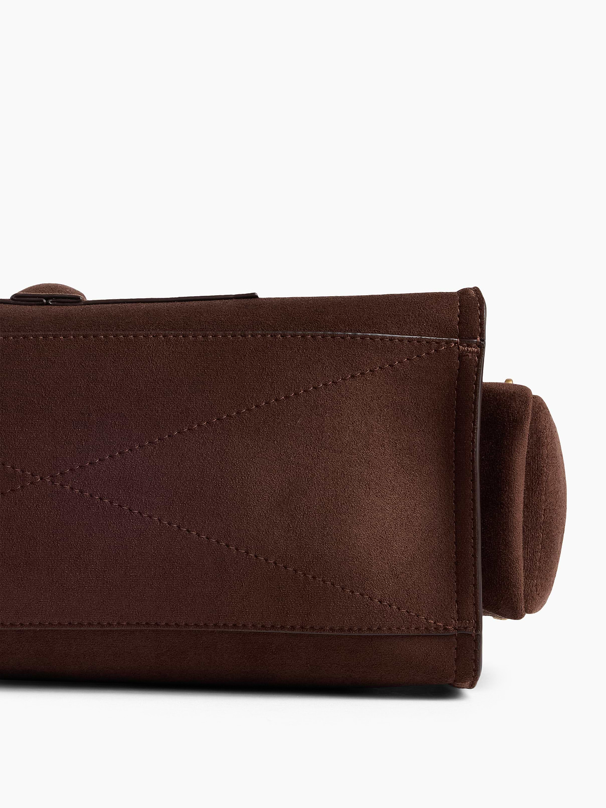 Image number 5 showing, Vegan Suede Five Pocket Satchel