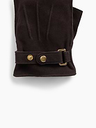 Image 2 of 2, Suede Fingerless Gloves