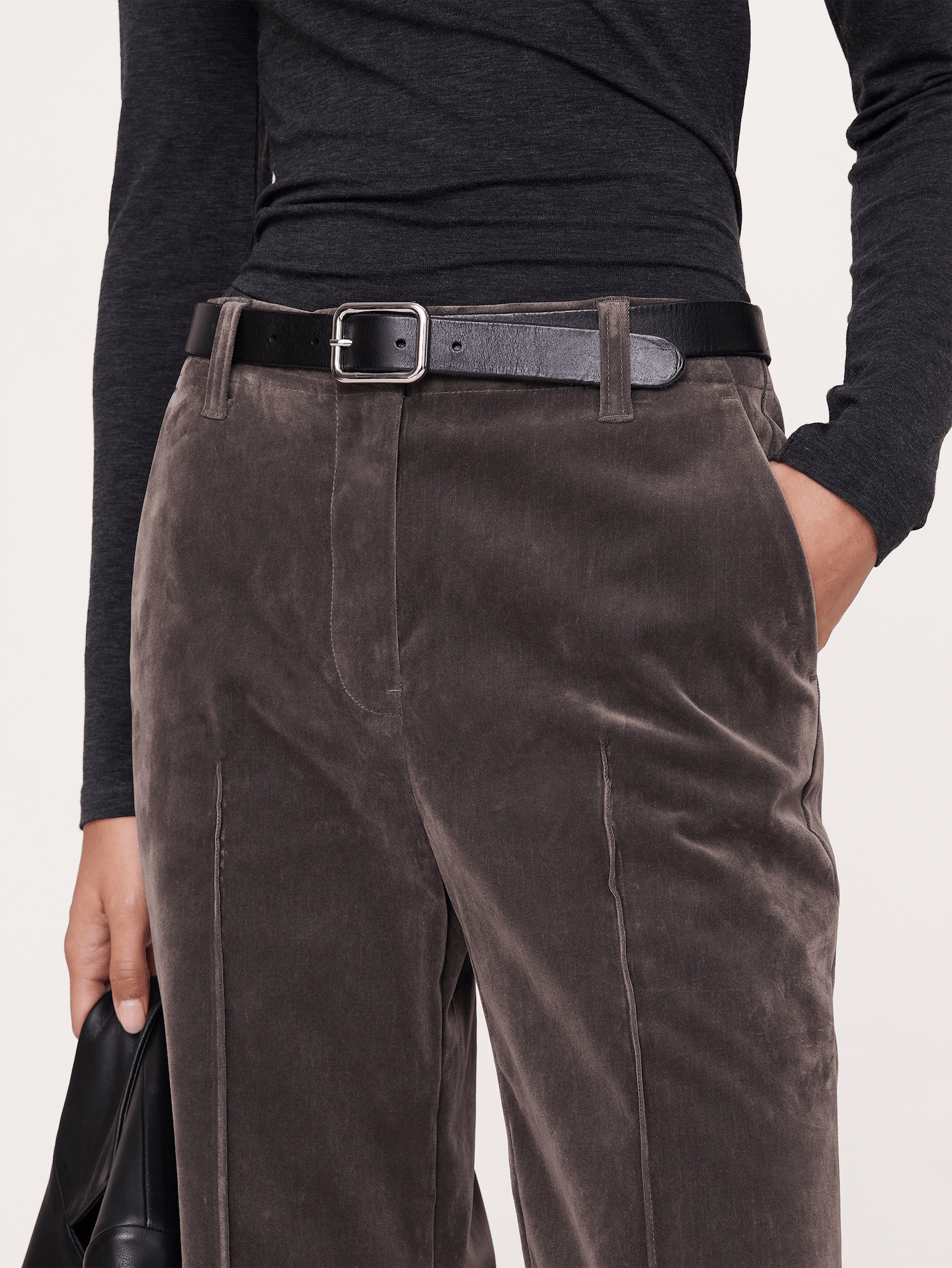 Image 4 of 8, High-Rise Super Flare Flocked Pant