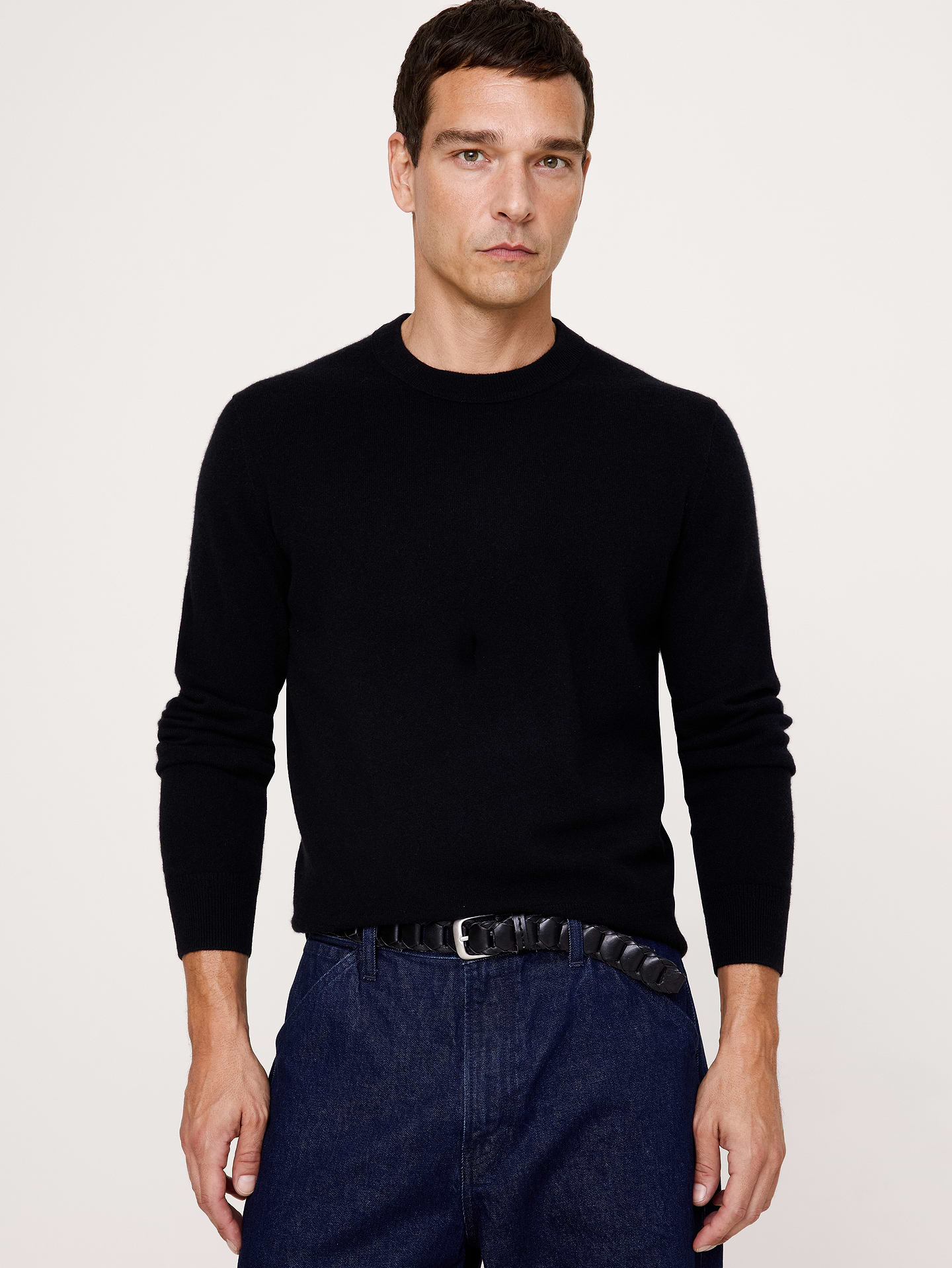 Image number 1 showing, Cashmere Crew-Neck Sweater