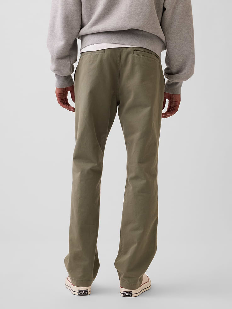 Image number 4 showing, Heavyweight Twill Relaxed Straight Khakis