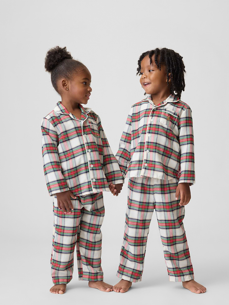L'image numéro 1 présente Pyjama en flanelle recyclée pour Bébé et Tout-petit