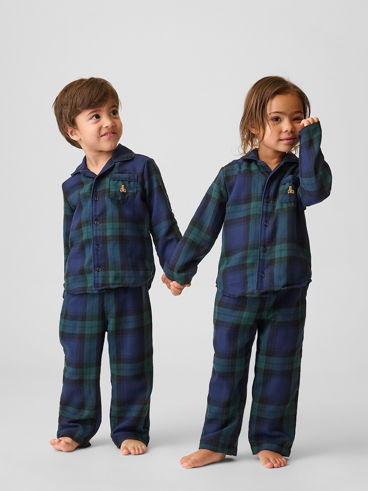 L'image numéro 1 présente Pyjama en flanelle recyclée pour Bébé et Tout-petit