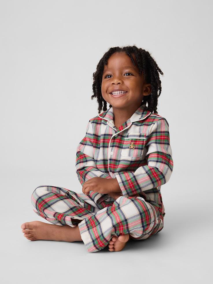 L'image numéro 3 présente Pyjama en flanelle recyclée pour Bébé et Tout-petit