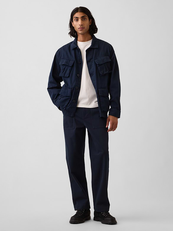 Herringbone '90s Loose Pants