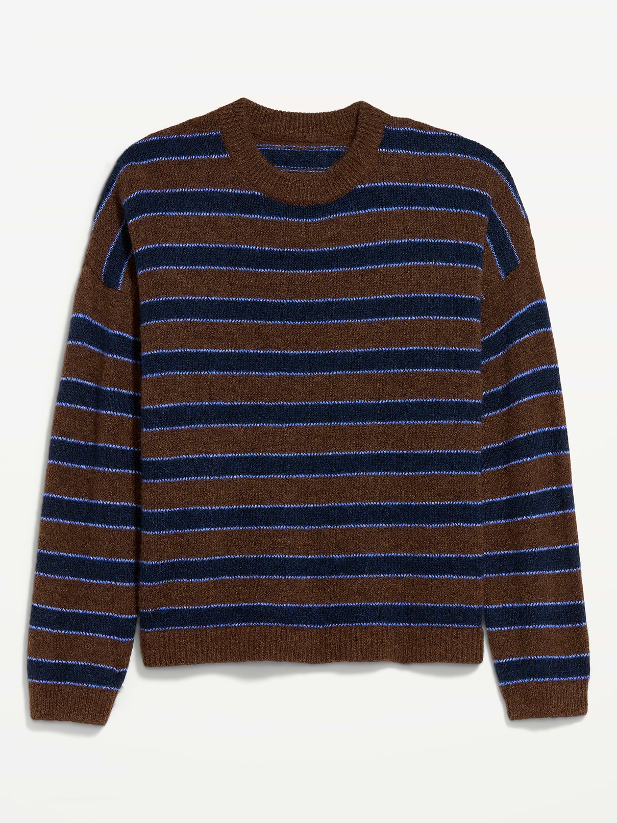 Image 1 of 3, crew neck, long drop-shoulder sleeves, rib-knit hem and cuffs, Product #1182267