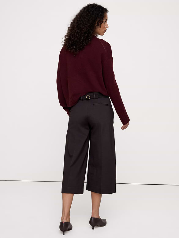 High-Rise Ponte Culotte