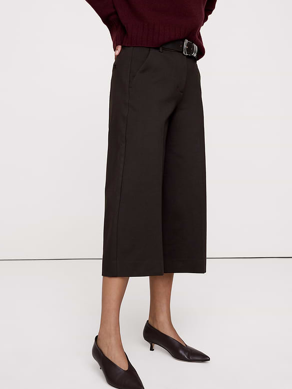 High-Rise Ponte Culotte