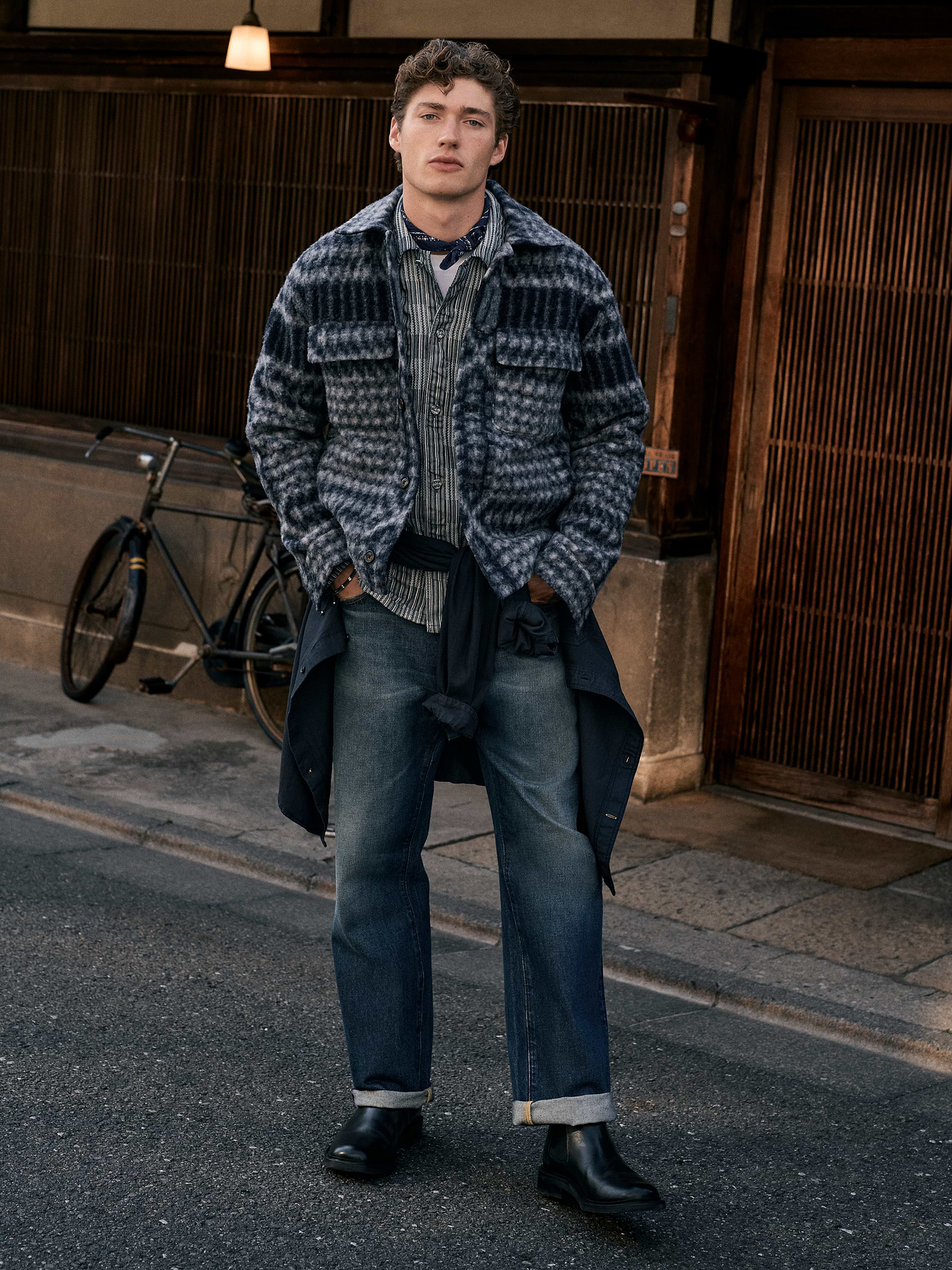 Image number 7 showing, Boiled Wool Shirt Jacket