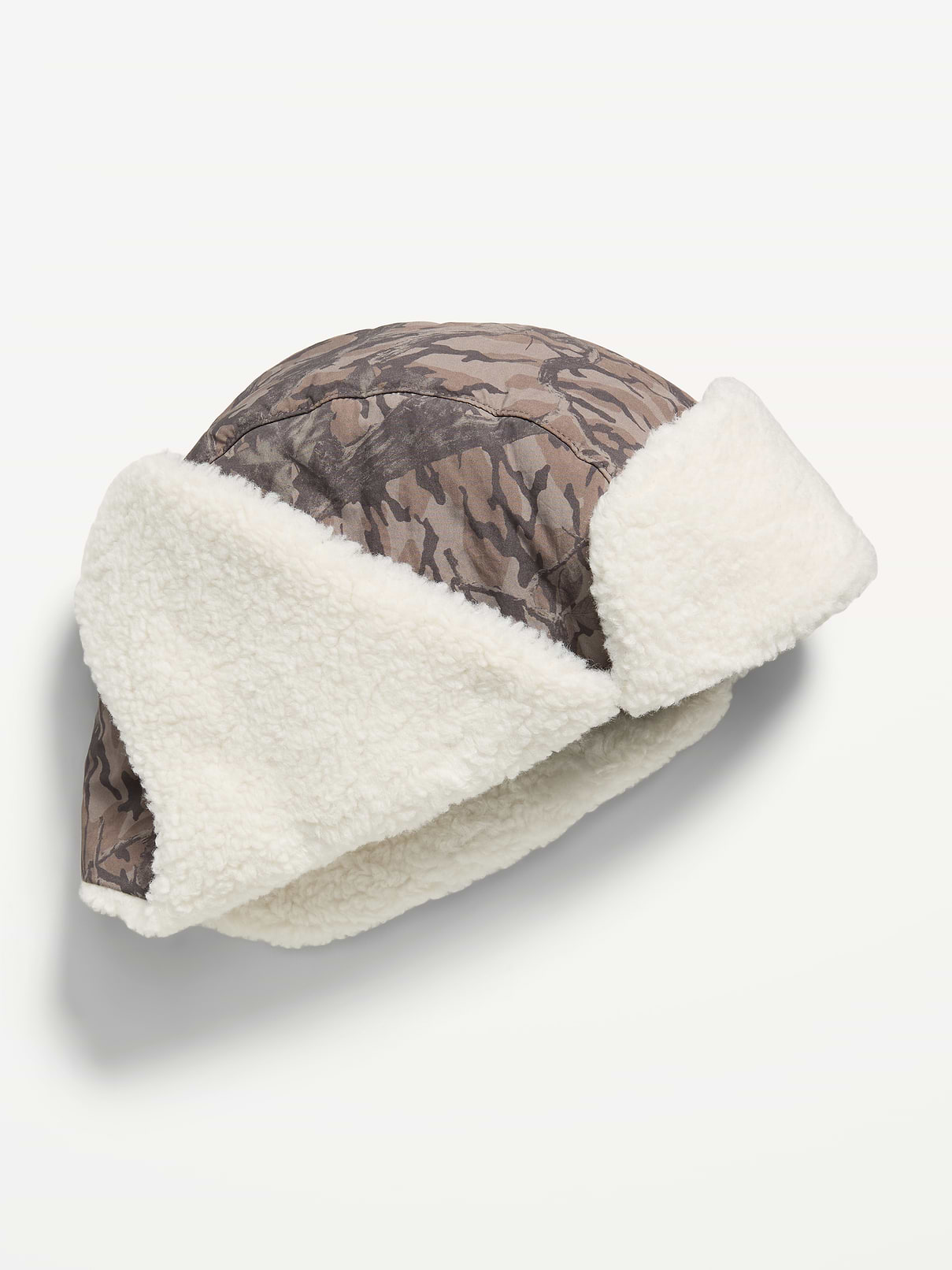 Image 2 of 2, Sherpa-Lined Trapper Hat for Boys
