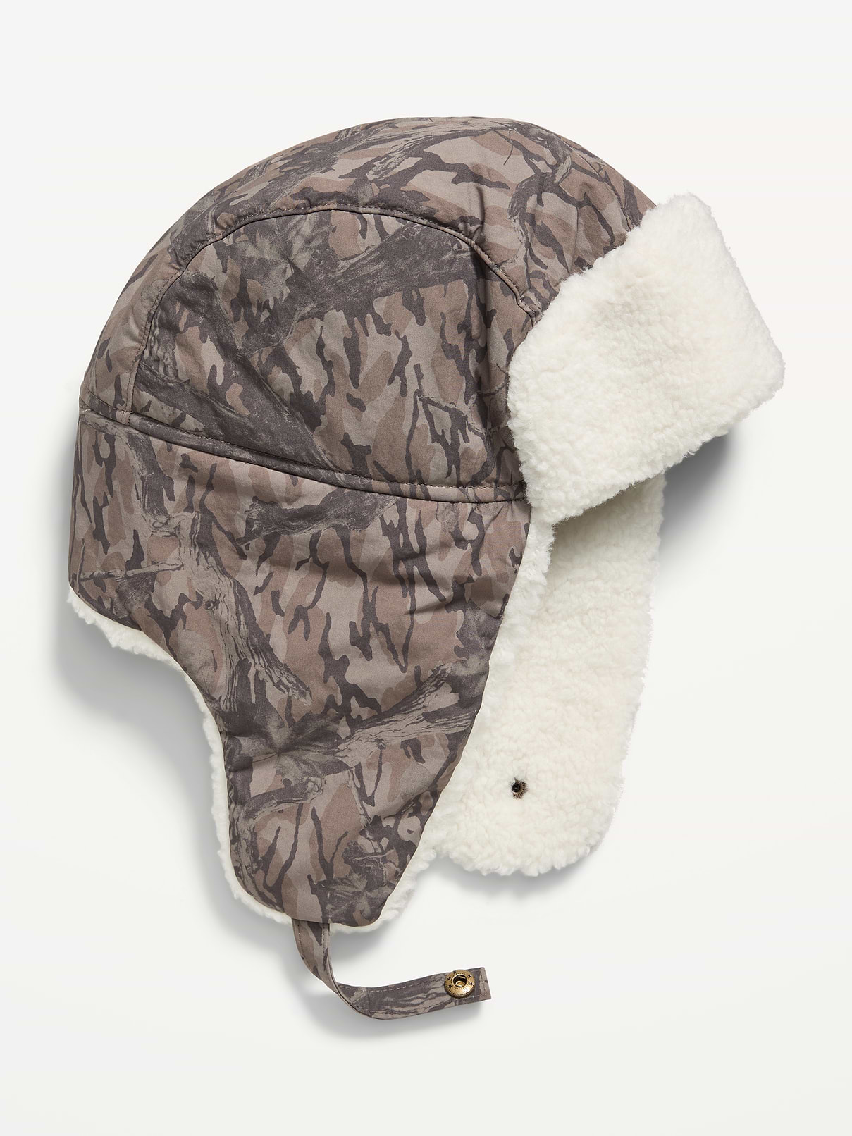 Sherpa-Lined Trapper Hat for Boys