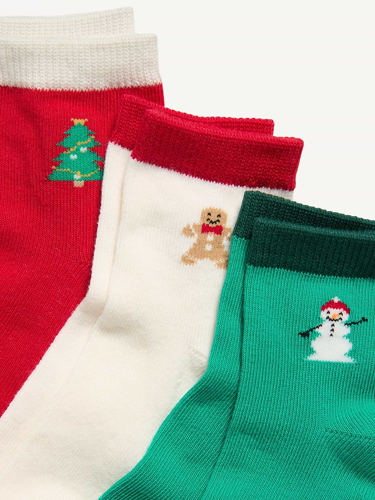 Image 2 de 2, Chaussettes pour tout-petit et bébé (paquet de 3 paires)