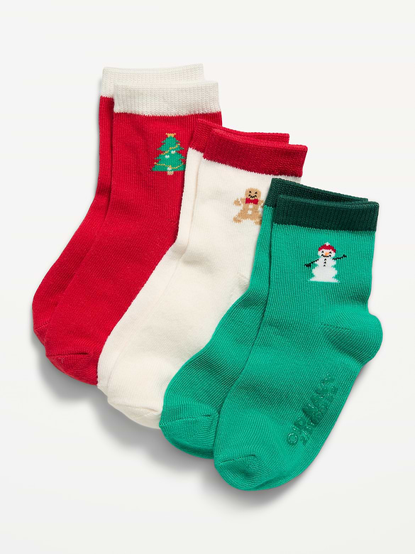 Crew Socks 3-Pack for Toddler & Baby