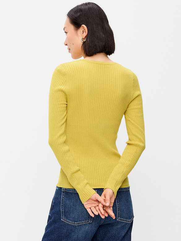 SoSoft Lite Crew-Neck Long-Sleeve Ribbed Top