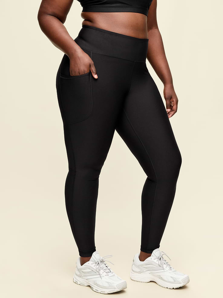 L'image numéro 7 présente Legging PowerSoft à poche à taille haute pleine longueur