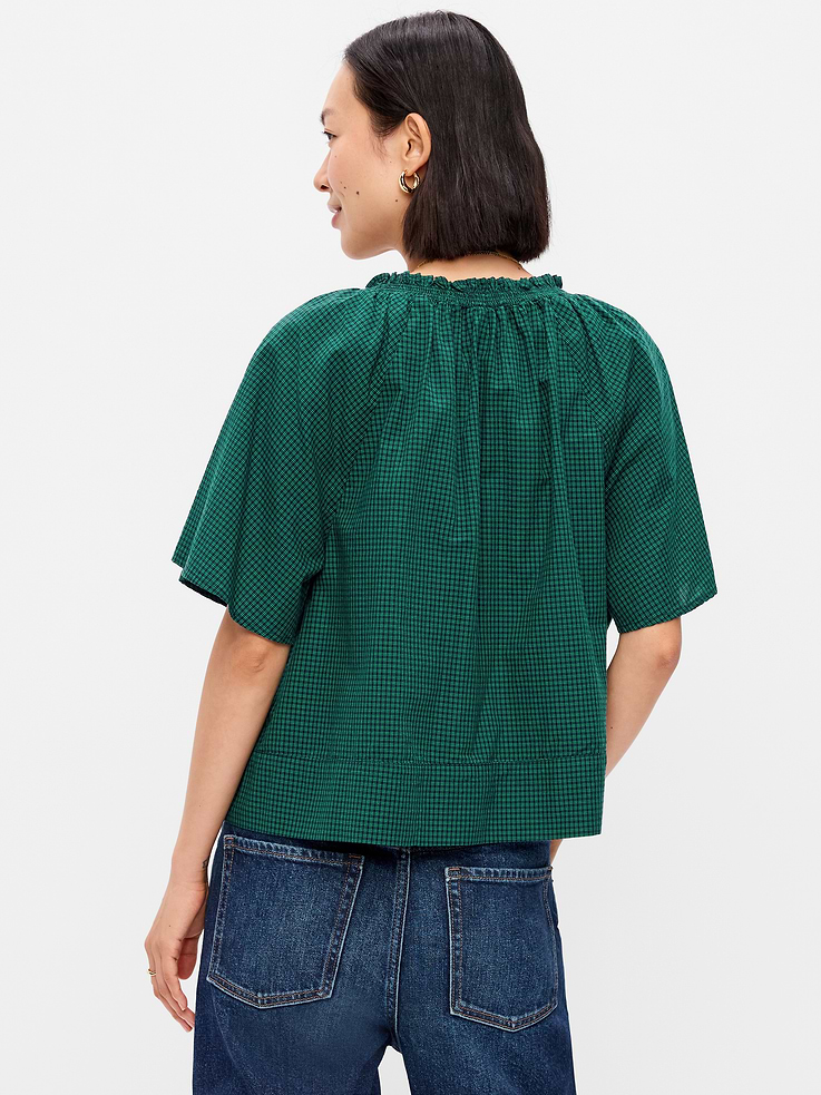 Image number 2 showing, Loose Short-Sleeve Top