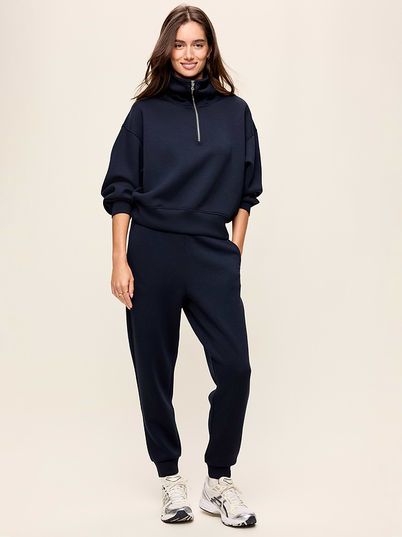 High-Waisted Bounce Fleece Jogger Sweatpants