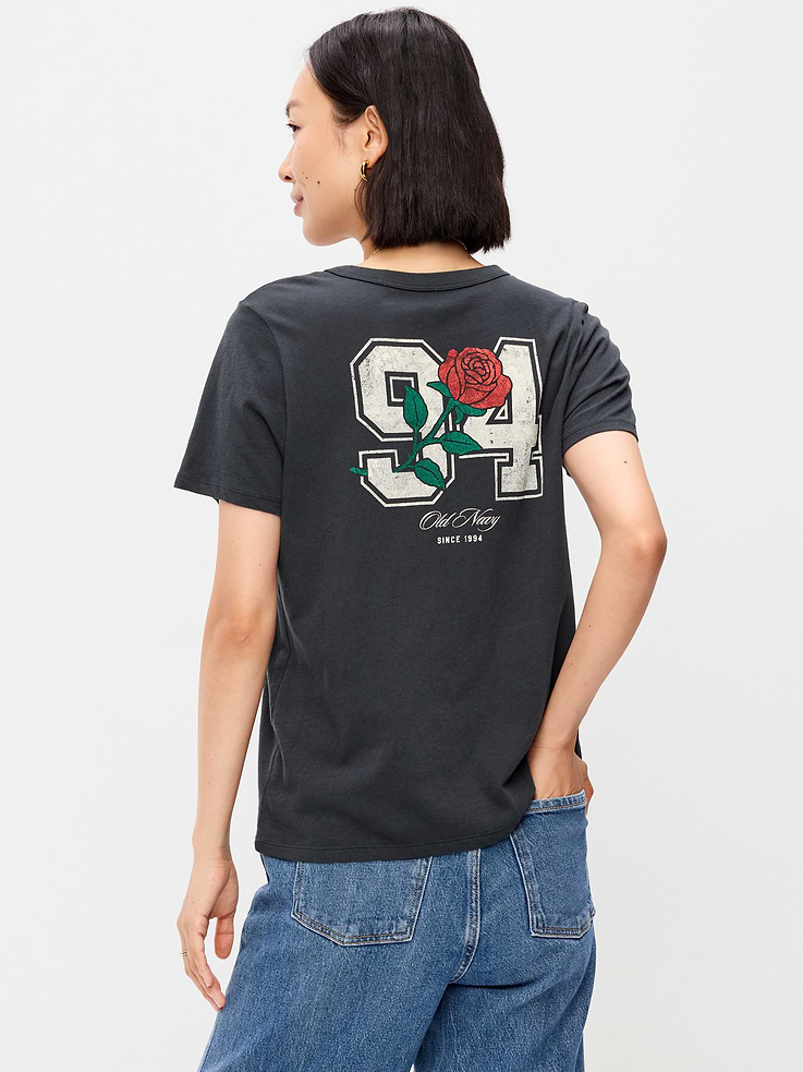 Image number 2 showing, EveryWear Crew-Neck Logo-Graphic T-Shirt
