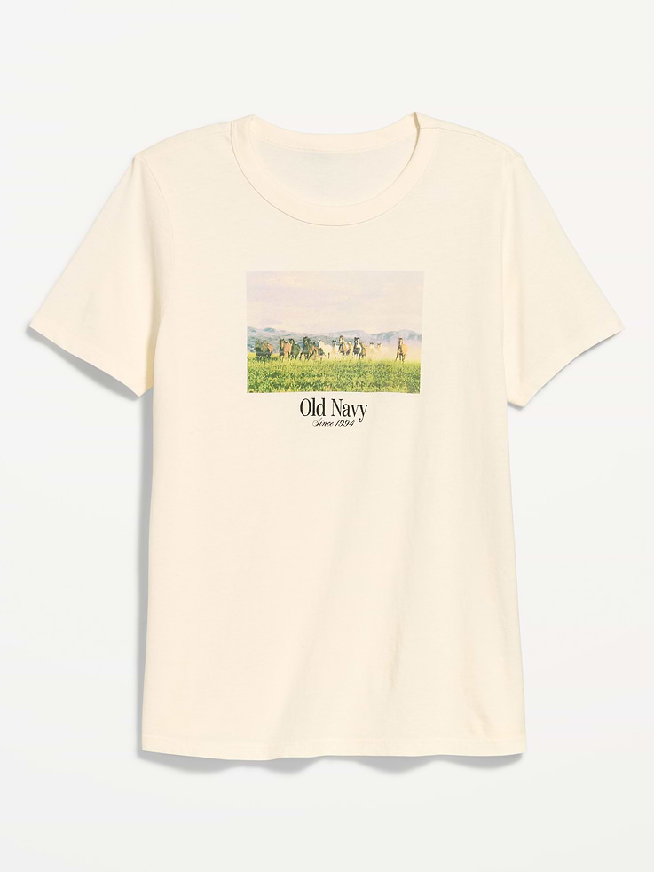 Image 4 of 7, EveryWear Crew-Neck Logo-Graphic T-Shirt