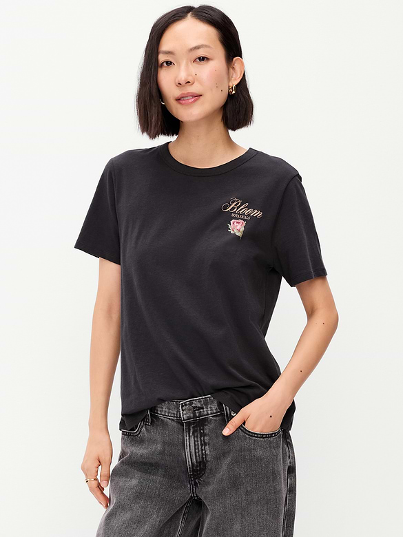 EveryWear Crew-Neck Graphic T-Shirt