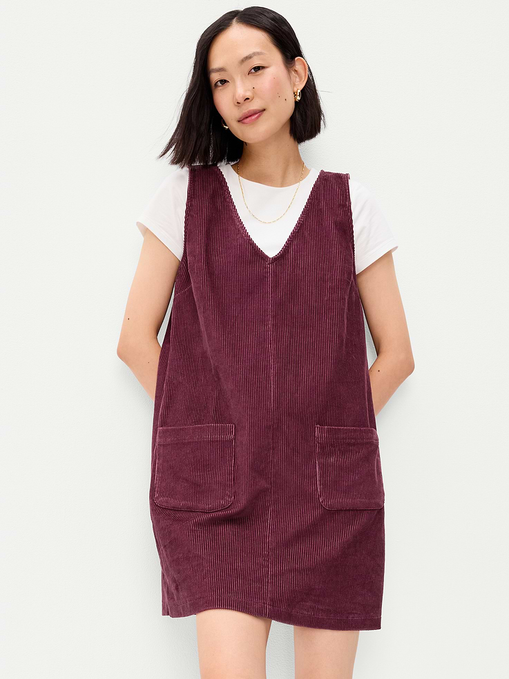 Image number 3 showing, Sleeveless Pinafore Mini Dress