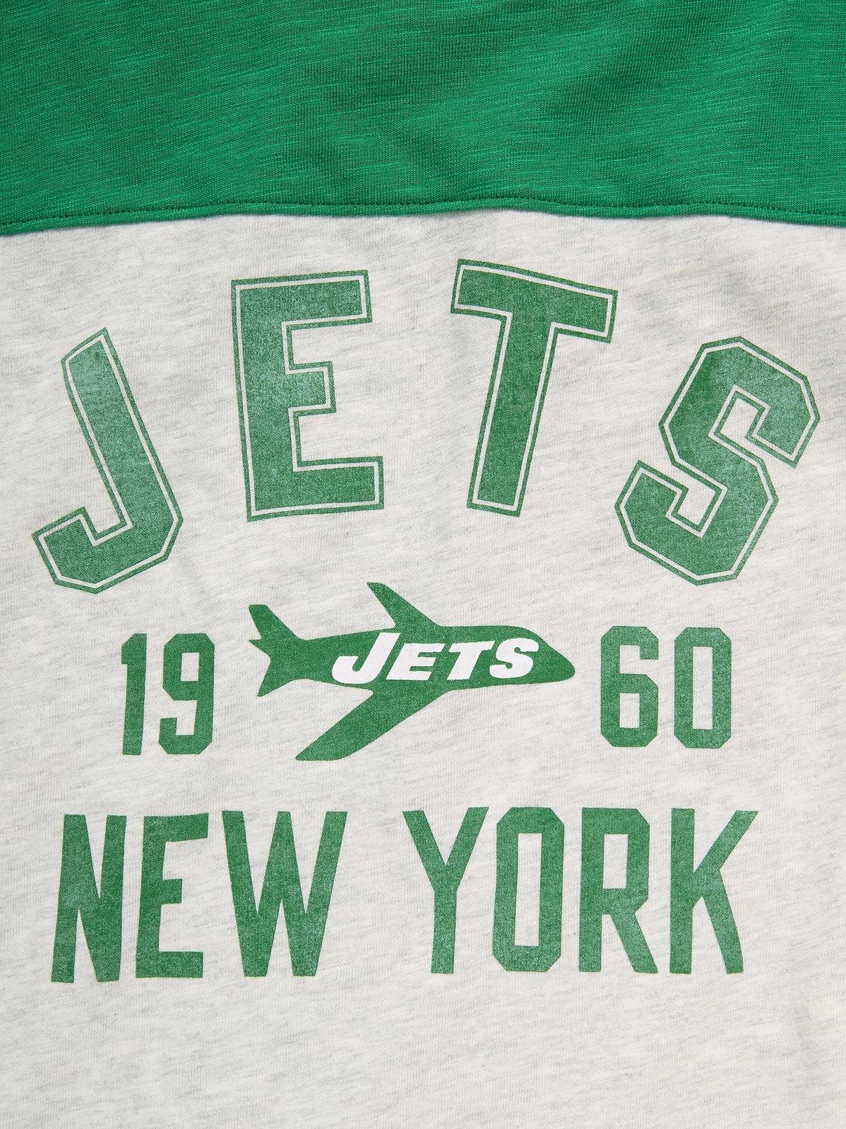 Image number 2 showing, New York Jets Long-Sleeve Oversized Graphic Football T-Shirt for Boys