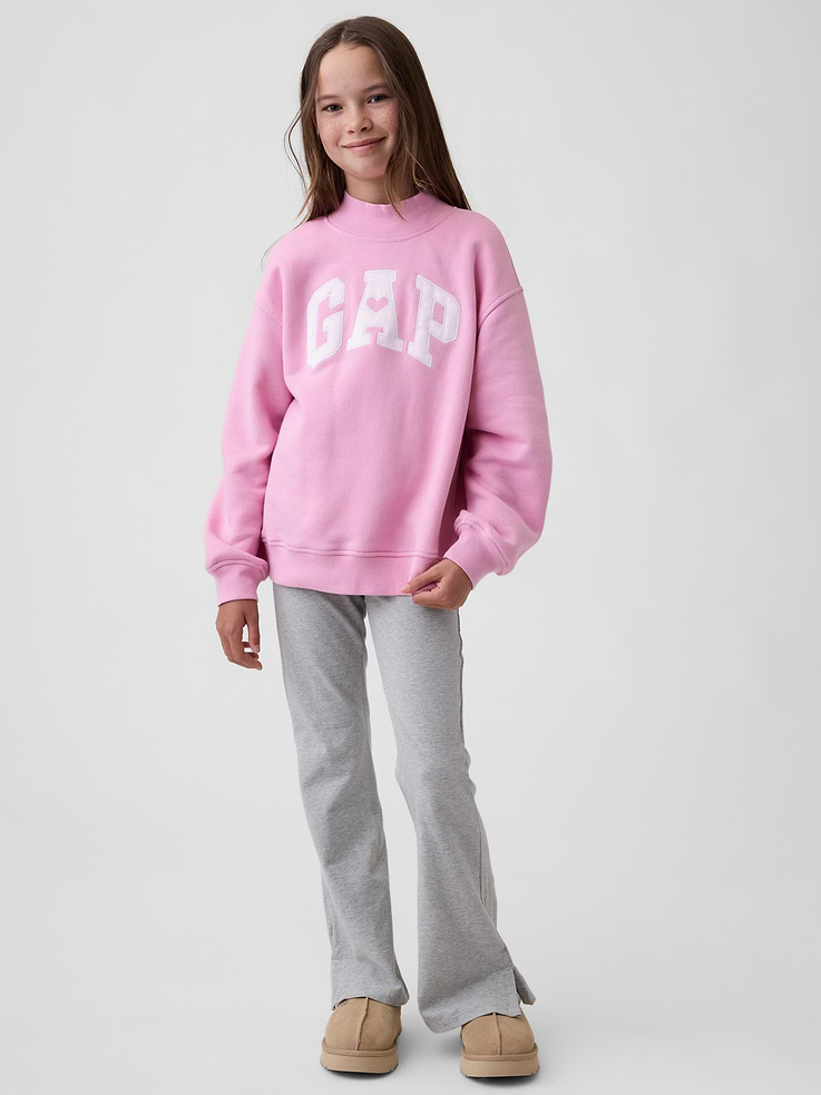 Image number 1 showing, Kids Stretch Jersey Flare Leggings