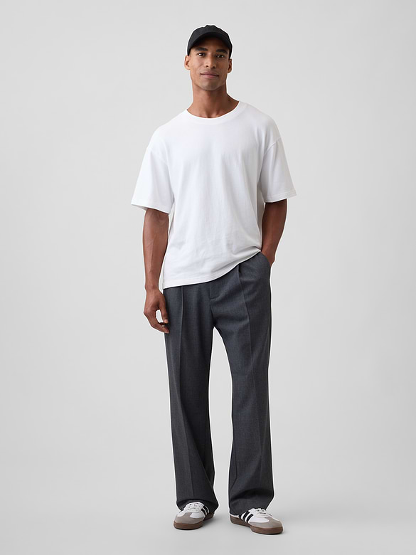 Relaxed Pleated Trousers