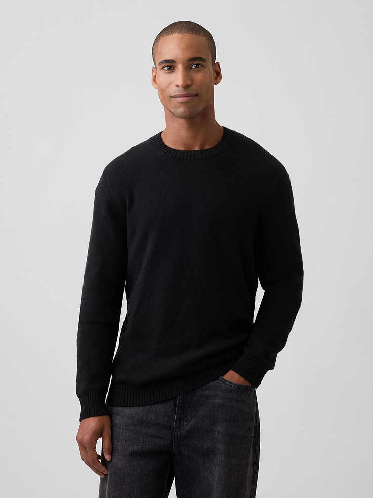 Image number 1 showing, CashSoft Crewneck Sweater