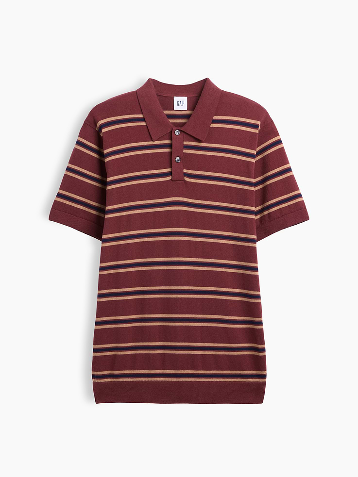 Image number 5 showing, Stripe Sweater Polo Shirt