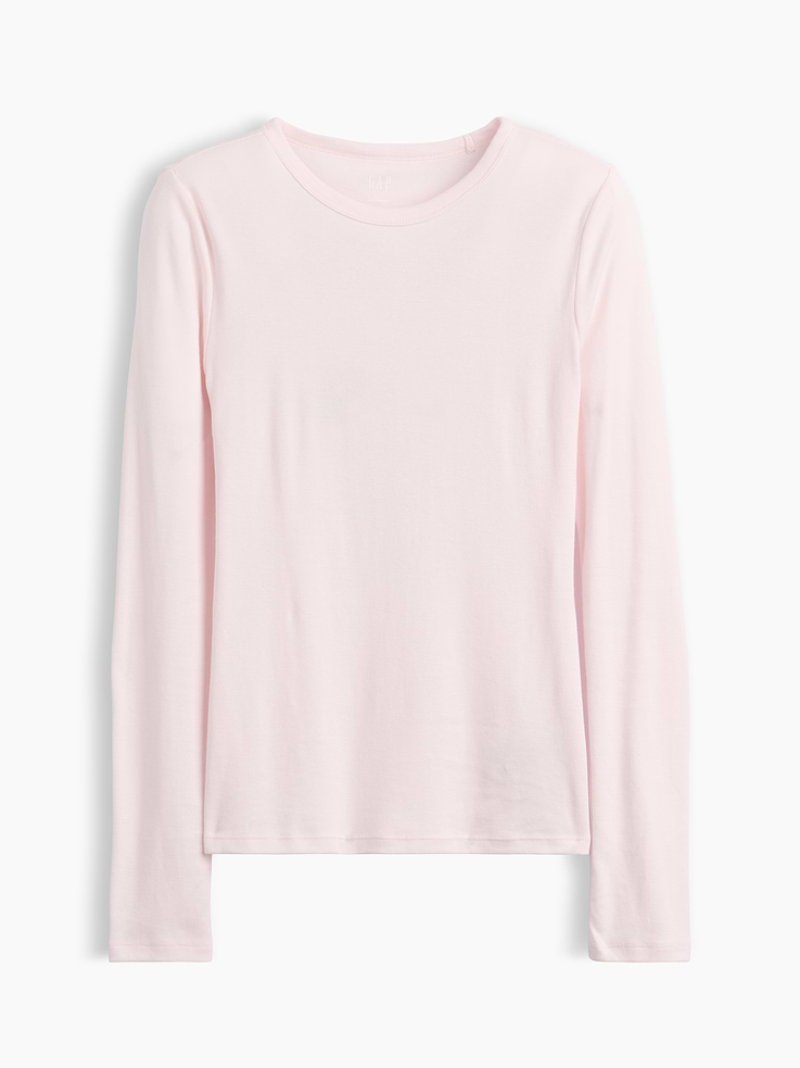 Image number 5 showing, Modern Ribbed Crewneck T-Shirt