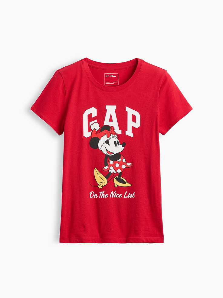 Image 5 of 5, Gap × Disney Minnie Mouse Logo T-Shirt