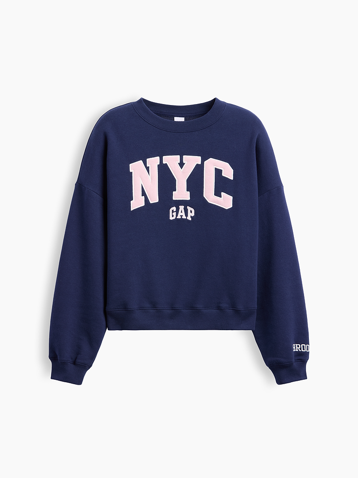 Image 5 of 5, Oversized Wedge Crewneck Sweatshirt