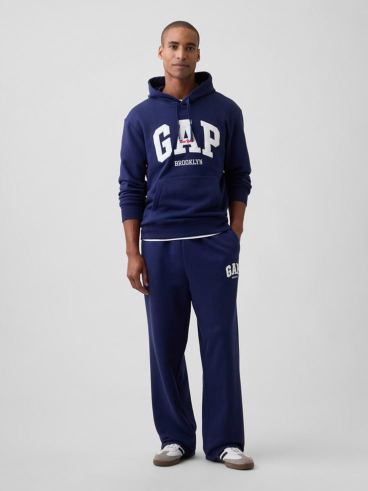 Image 3 of 4, Relaxed Gap NY Logo Hoodie