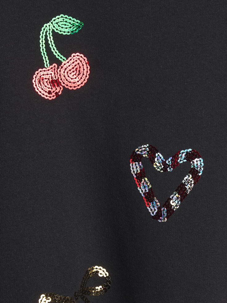Image 2 of 3, Kids Relaxed Wedge Crewneck Sweatshirt