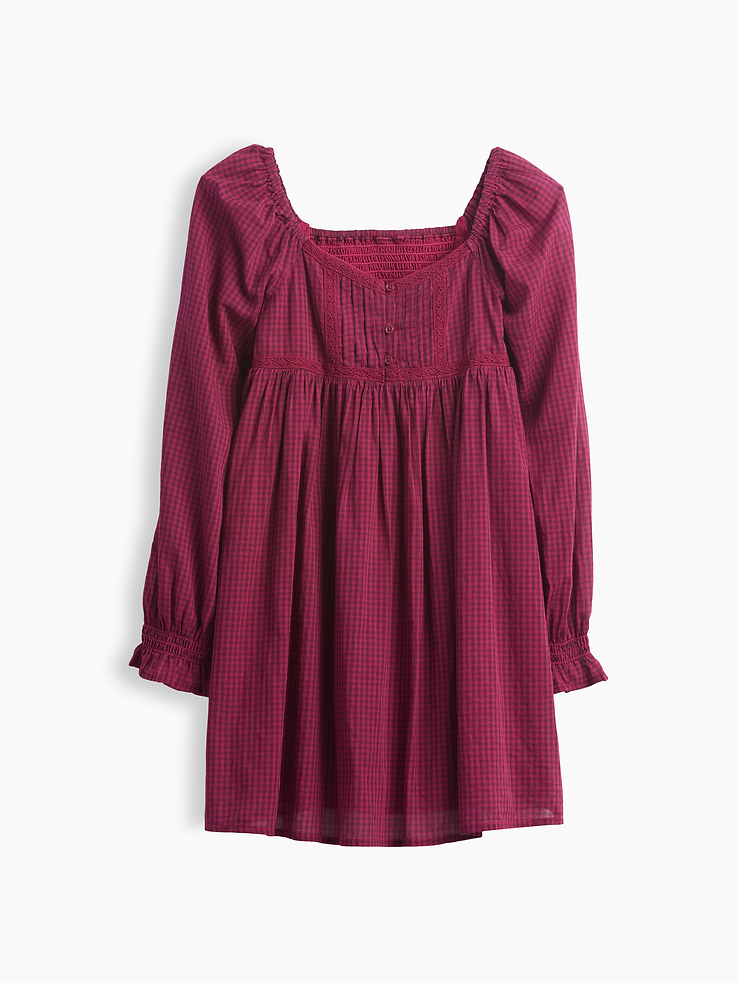 L'image numéro 2 présente Robe à taille empire à manches bouffantes pour Enfant