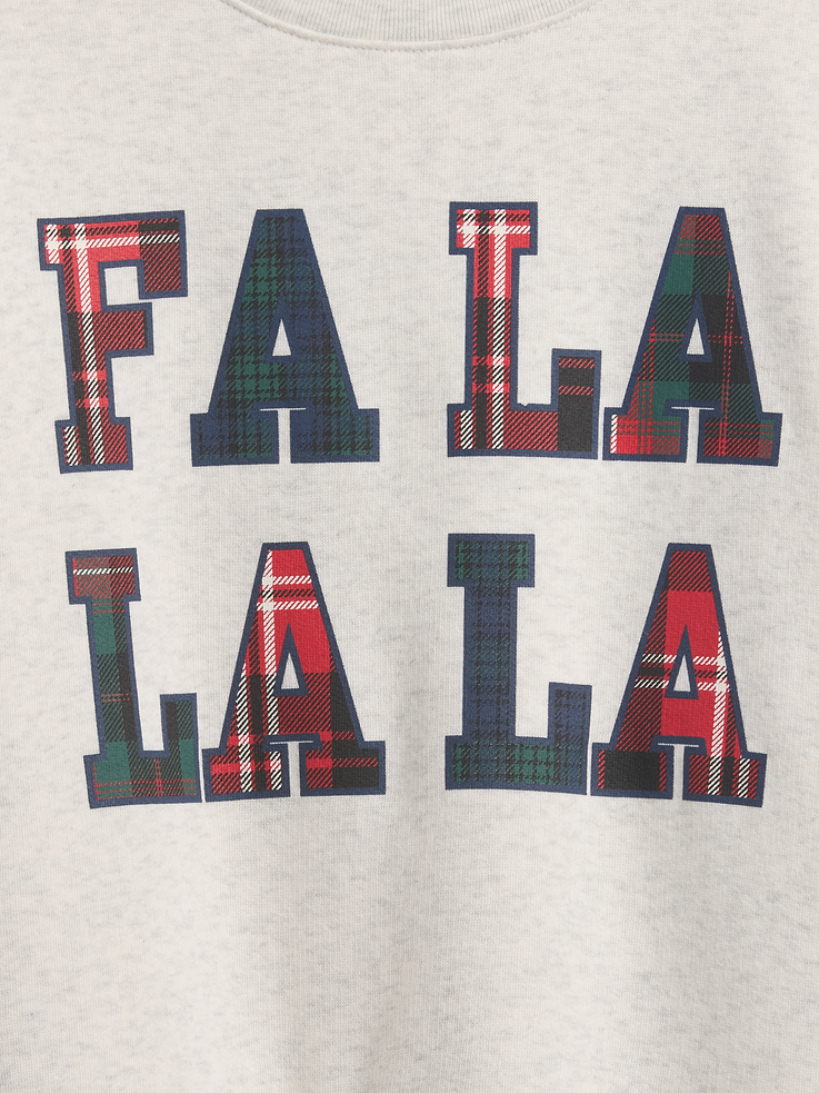 Image 2 of 3, Kids Relaxed Wedge Crewneck Sweatshirt