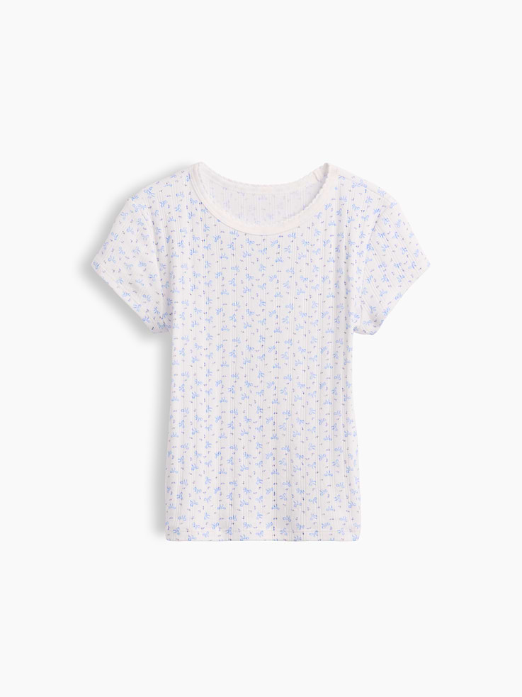 Image number 2 showing, Kids Pointelle T-Shirt