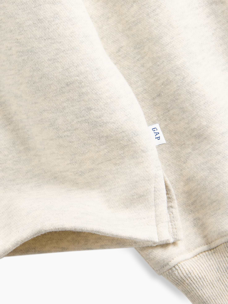 Image 4 of 5, Kids VintageSoft Oversized Quarter-Zip Pullover