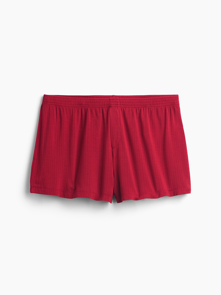 L'image numéro 6 présente Short de pyjama côtelé en modal PureDouceur