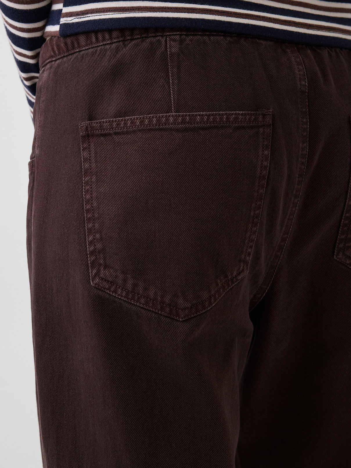 Image 5 of 6, Low Rise Easy Baggy Flare Pants