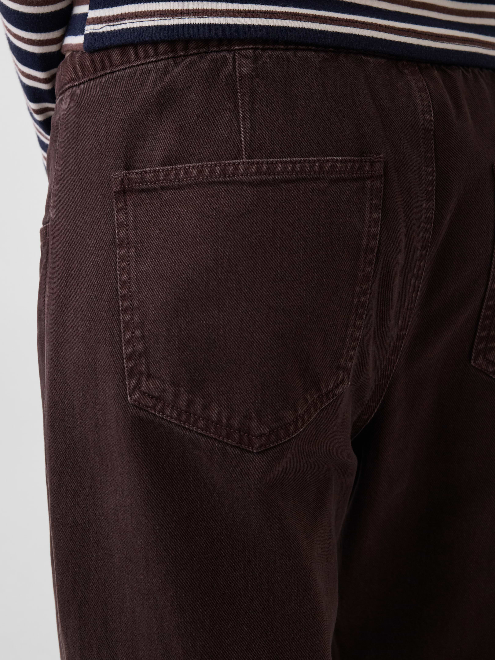 Image 5 of 6, Low Rise Easy Baggy Flare Pants