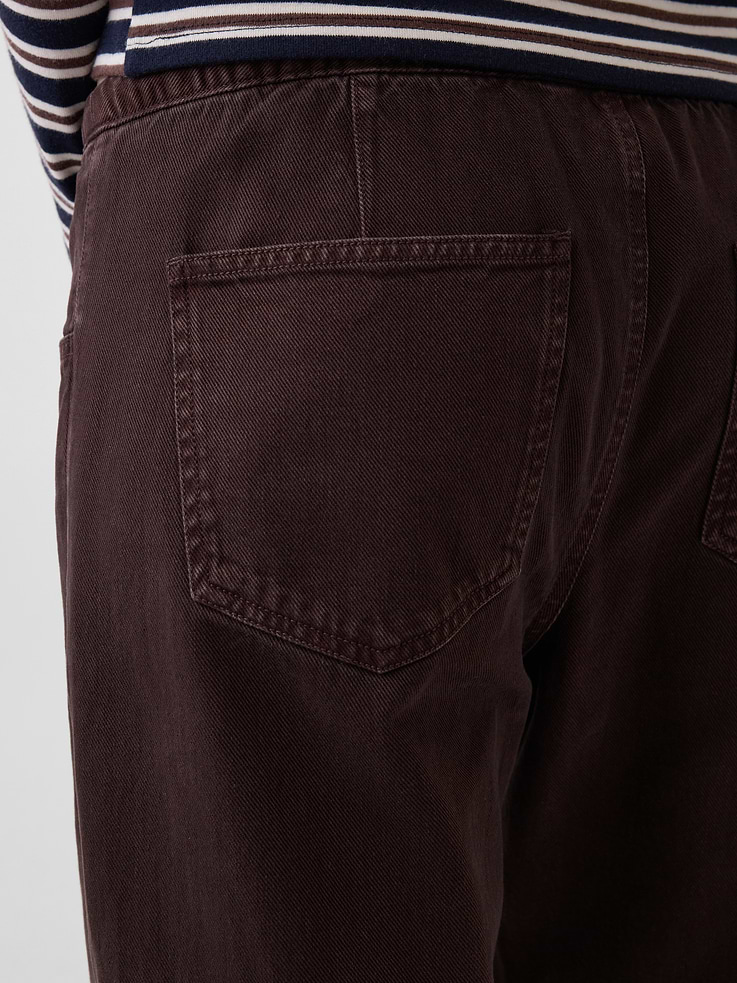Image 5 of 6, Low Rise Easy Baggy Flare Pants