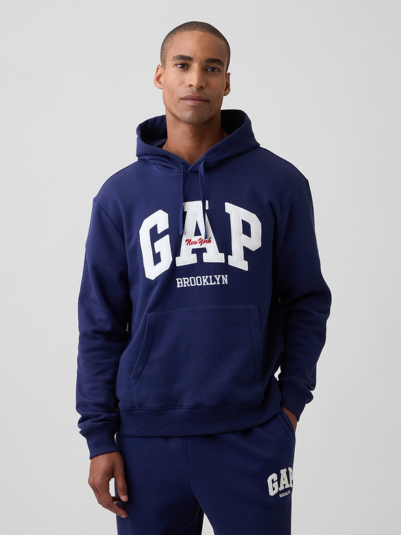 Relaxed Gap NY Logo Hoodie