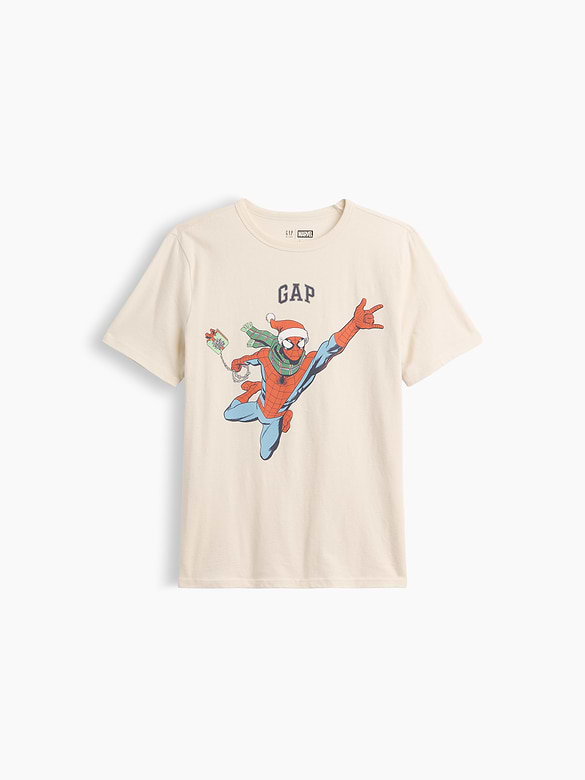 GapKids Marvel Spider-Man X-Mas Graphic T-Shirt