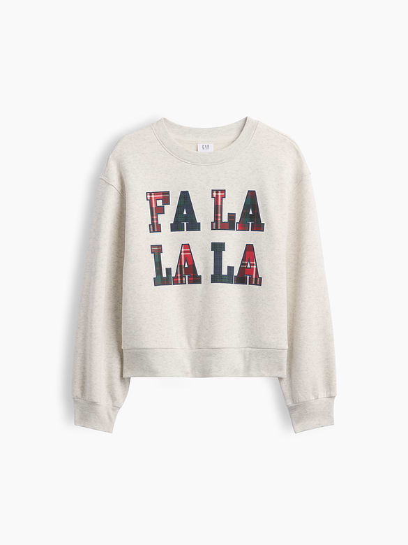 Kids Relaxed Wedge Crewneck Sweatshirt